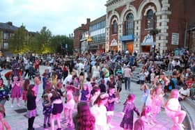 Kettering Friday Night Disco Market Place - picture by Alison Bagley