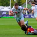 Fraser Dingwall skippered Saints at the Twickenham Stoop (picture: Claire Jones/redhatphoto.co.uk)