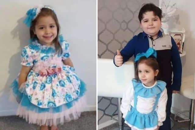 Four-year-old Lily and her big brother Smaller, 10, both died in the M1 crash last August