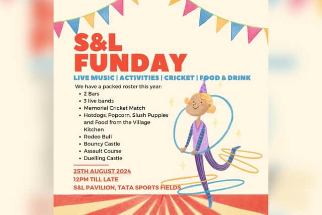 The fun day is being held at the club (S&L Pavilion, Tata Sports Field) tomorrow (Sunday, August 25) from 12pm until late.
