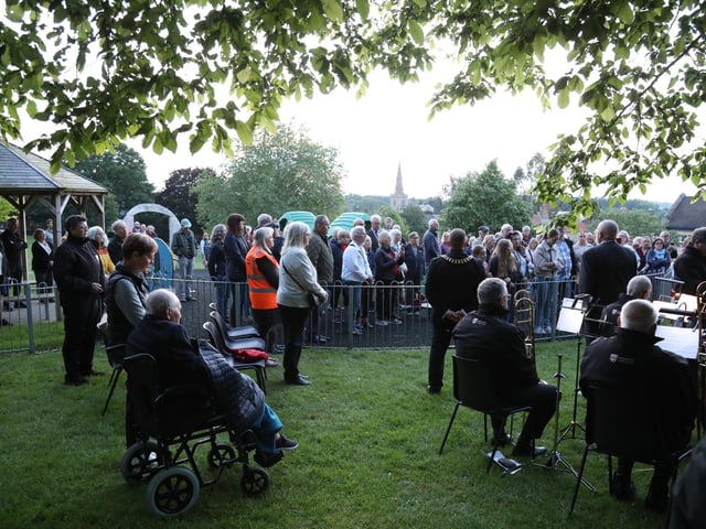Thrapston D-Day beacon lighting:D-Day commemorations Thrapston