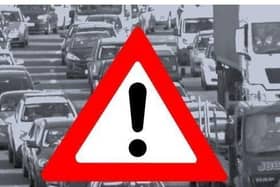 There were delays on the A14 this morning (Tuesday April 18).