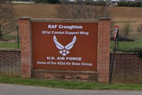Training is being ramped up at RAF Croughton in response to the "current global situation".