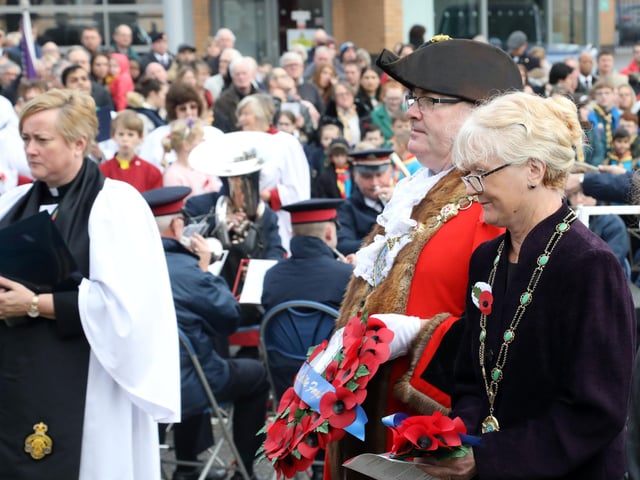 Wellingborough Remembrance Day parade 2022