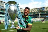 Courtney Lawes lifted the Gallagher PREM trophy with Saints before joining Brive in the summer of 2024 (photo by David Rogers/Getty Images)