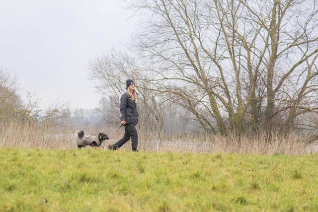Lara Jones, SPA Engagement Officer and Korra/Wildlife Trust for Beds, Cambs and Northants