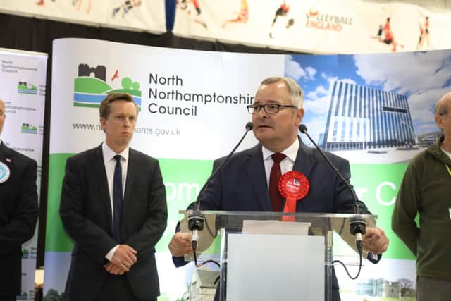 Lee Barron has taken the Corby and East Northants seat