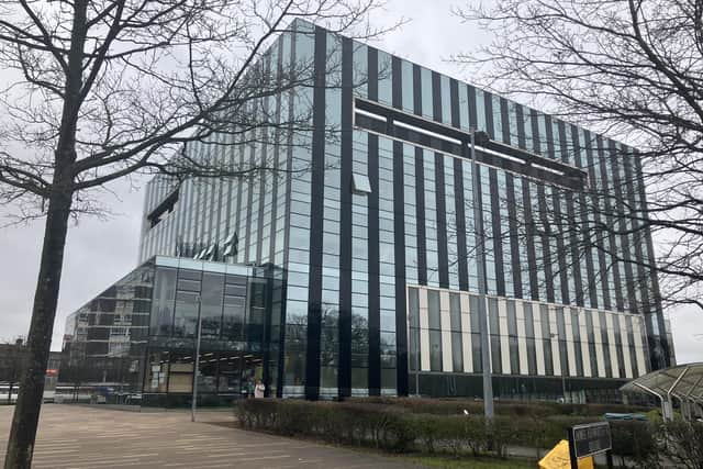 The Corby Cube, North Northamptonshire Council. (Image: Nadia Lincoln LDRS)