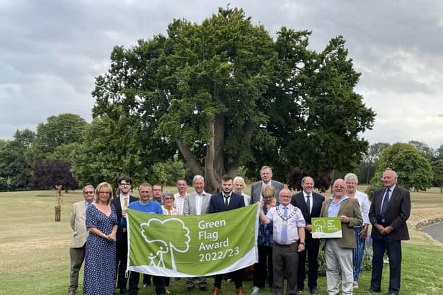Rushden's Hall Park has retained its Green Flag status