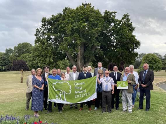 Rushden's Hall Park has retained its Green Flag status
