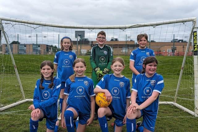 Mulberry Homes - Middleton Cheney Lionesses in their kit donated by Mulberry Homes