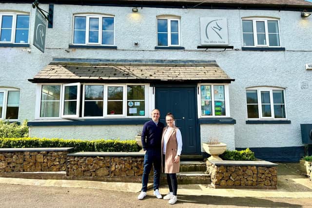 Chris D’alessio and Suzy Keeping are the new owners of The White Horse pub in Old.