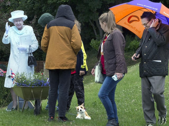 Cranford Wheelbarrow trail had a royal guest