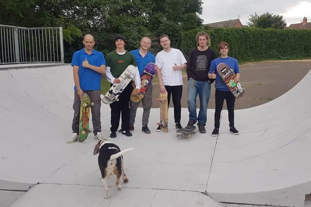 Members of Wellingborough Skatepark Community