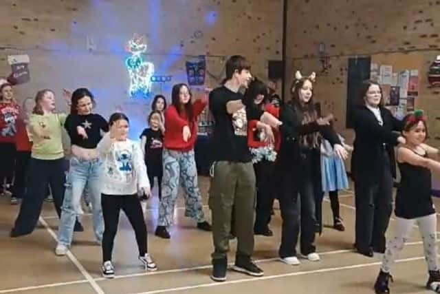 Young people dancing the night away