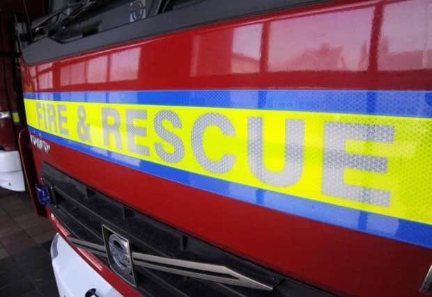 Firefighters were called to a blaze in Gretton last night (Wednesday)