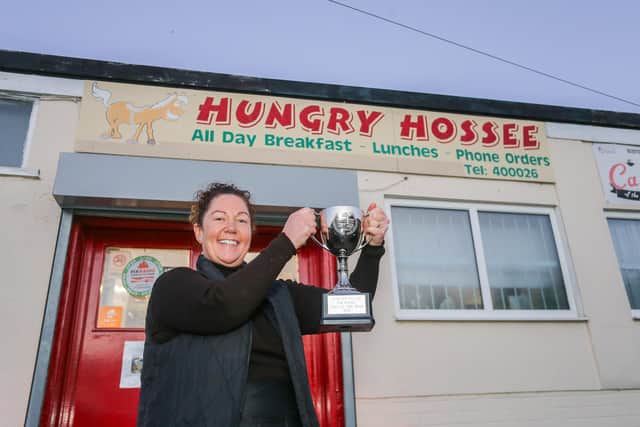 Shelaine Crabtree, owner of The Hungry Hossee in Corby. Image: SWNS
