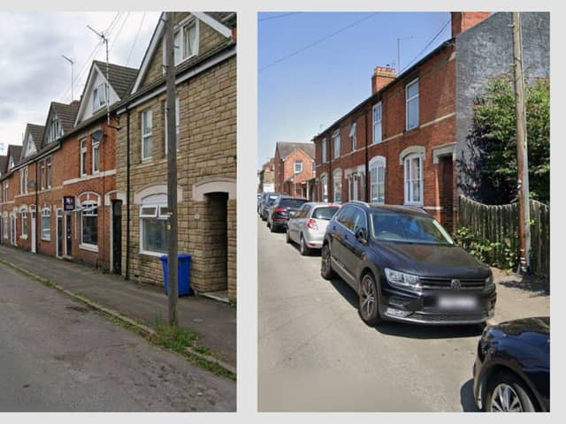 Dryden Street and Garfield Street, Kettering Image: Google Maps
