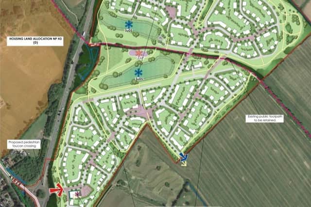 Outline planning permission has been given to Bellway Homes Ltd for the construction of 450 homes in Rushden.