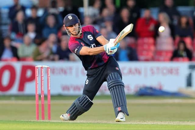 Chris Lynn hits out for the Steelbacks