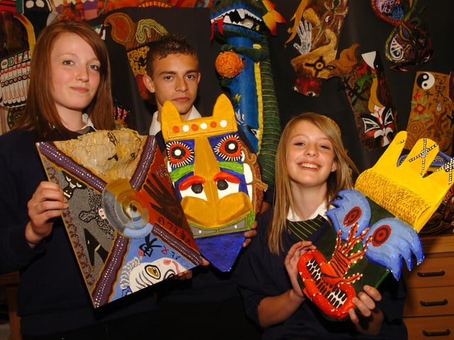 Wollaston school GCSE artwork exhibition May 2008