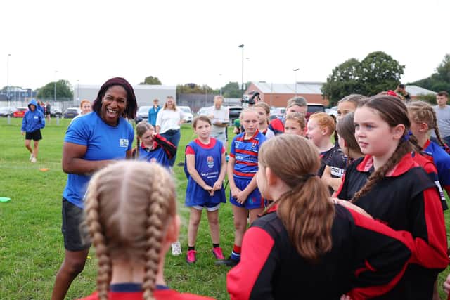 Maggie Alphonsi at the session