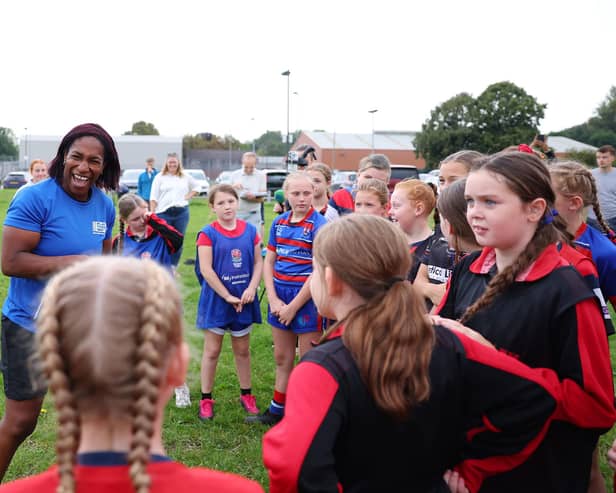 Maggie Alphonsi at the session