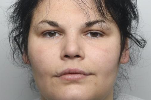 Norton was jailed for three years, one month after she admitted stealing bank cards, cash, a laptop a jar of five pence pieces and more from vulnerable people in Northampton. The 33-year-old pleaded guilty to one count of robbery and three thefts from a dwelling.