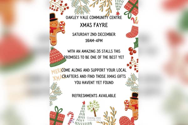 Oakley Vale Community Centre Xmas Fayre - Saturday, December 2