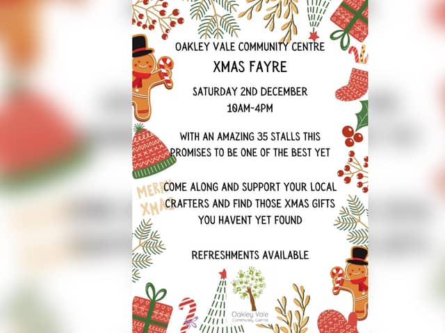 Oakley Vale Community Centre Xmas Fayre - Saturday, December 2