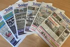 Copies of the Northants Telegraph from this month
