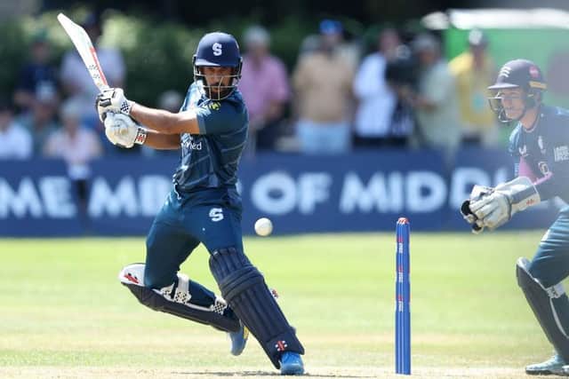 Saif Zaib was named the Steelbacks' One Day Cup player of the year in 2024