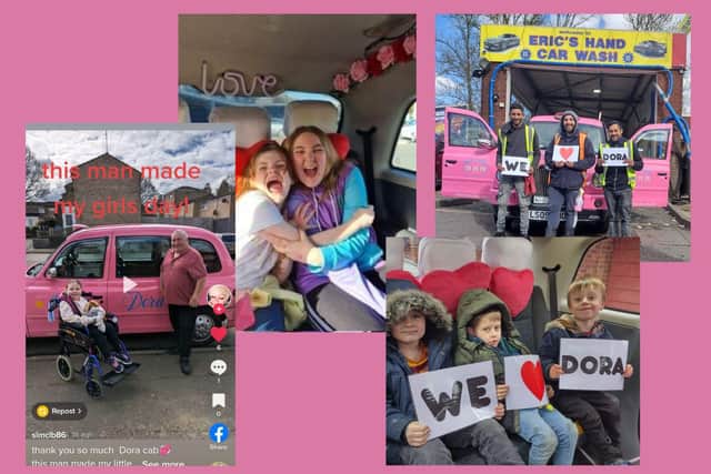 The Dora taxi is loved by people across Corby