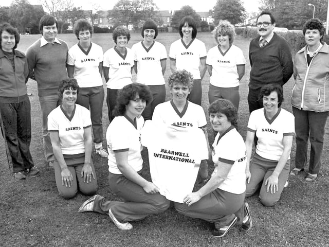 Saints rounders team Desborough 1982