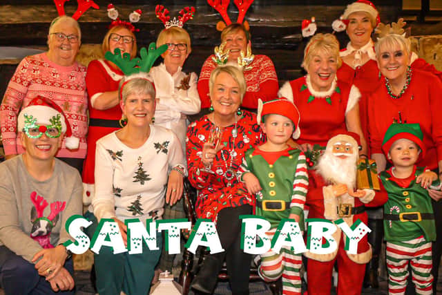 Corby Calendar Girls - Yvonne in the centre