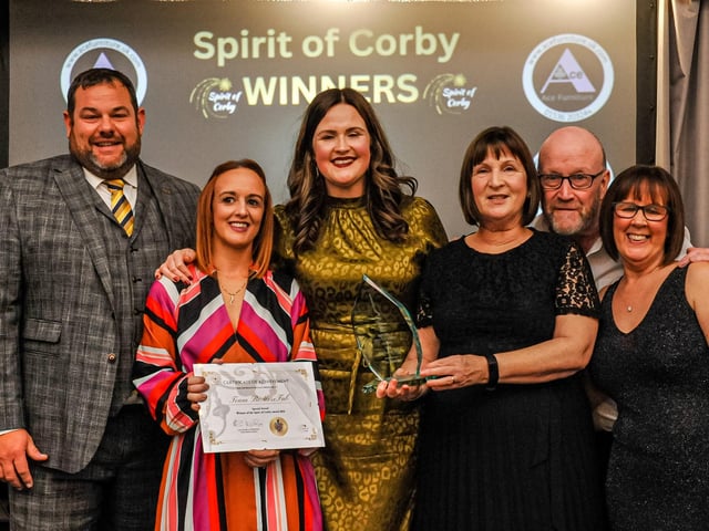 The winners of a special award were the Be More Fab team who helped raise hundreds of thousands for Florence Bark
