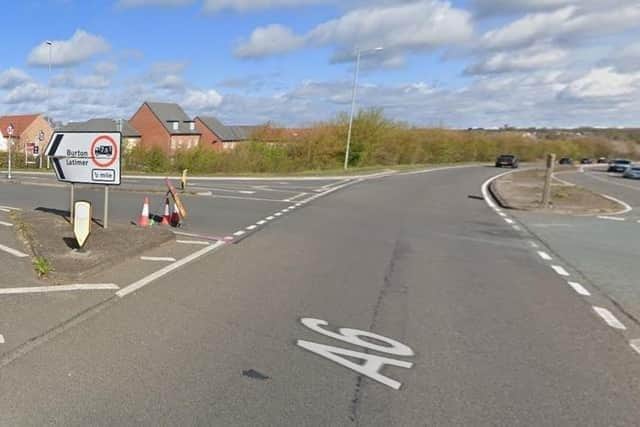 The crash happened on the A6 at Burton Latimer. Image: Google