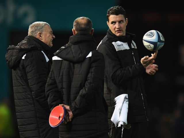 Phil Dowson was on Chris Boyd's coaching team when Teimana Harrison scored a hat-trick in a defeat at Clermont in the Challenge Cup pool stages in January 2019. Fraser Dingwall, Alex Mitchell and Cobus Reinach also scored in the match at Stade Marcel Michelin.