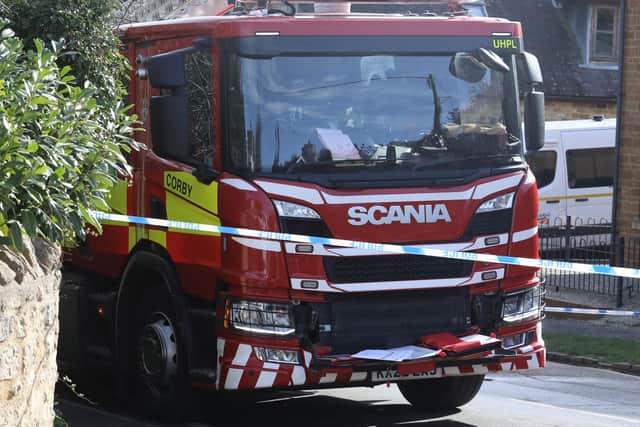 File picture Corby firefighters /National World