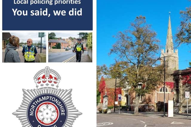 Police have given an update on their policing priorities for Kettering over the past six months