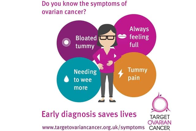 Woman should be aware of the symptoms of ovarian cancer