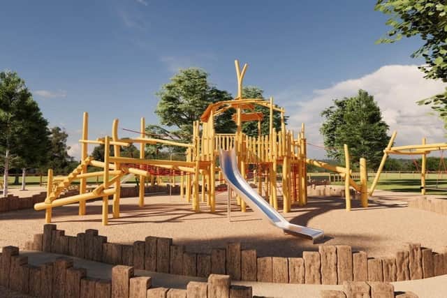 Ten lucky children will be able to 'play test' the playground before it officially opens.