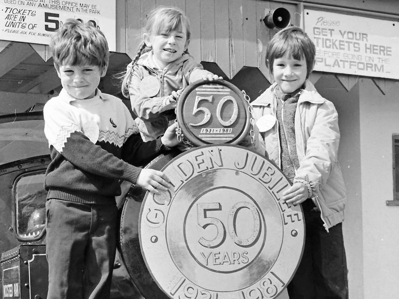 The train's golden jubilee back in 1981