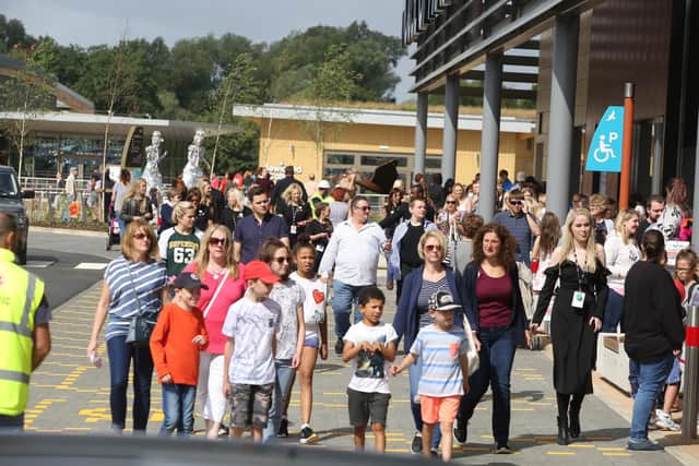 Crowds turned out for the opening day at Rushden Lakes