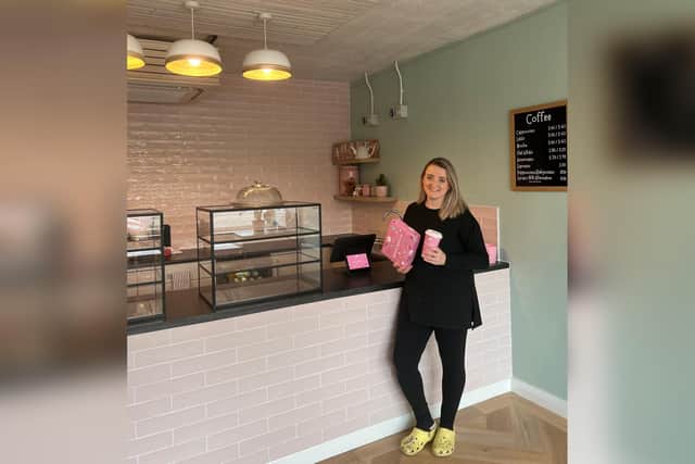 Sam inside Madmil's Bakehouse