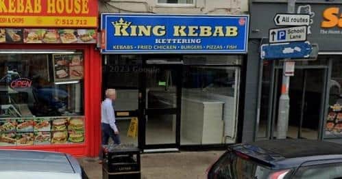 Daniel Taylor beat up a man outside King Kebab in Kettering. Image: Google