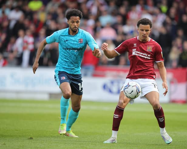 Shaun McWilliams in action for the Cobblers against Exeter City (Picture: Pete Norton)