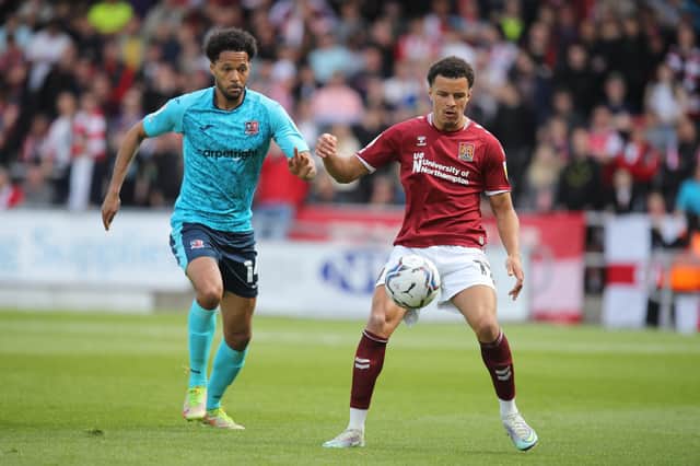 Shaun McWilliams in action for the Cobblers against Exeter City (Picture: Pete Norton)