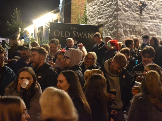 Thousands gather in Earls Barton Square for annual carol service