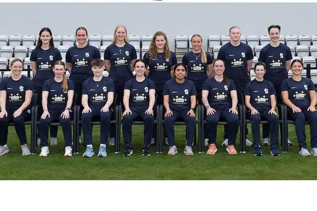 The Northants Steelbacks Women's squad for the 2025 season